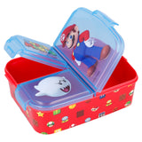 Cutie sandwich, multicompartimente, multicolor, fara BPA, Super Mario - wistig