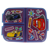 Cutie sandwich, multicompartimente, multicolor, fara BPA, Cars - wistig