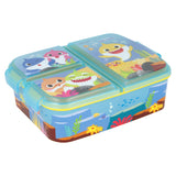 Cutie sandwich, multicompartimente, multicolor, fara BPA, Baby Shark - wistig
