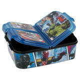 Cutie sandwich, multicompartimente, multicolor, fara BPA, Avengers - wistig