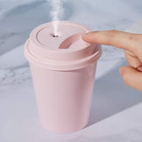 Umidificator de Aer cu Ultrasunete, Wistig Coffee Cup Pink, Difuzor de Arome - wistig