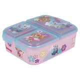 Cutie sandwich, multicompartimente, pentru fete, multicolor, fara BPA, Paw Patrol - wistig