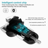 Incarcator Auto Dual USB - Gri, Quick Charge, afisaj voltaj incarcare si voltaj timp real baterie vehicul - wistig