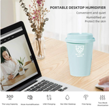 Umidificator de Aer cu Ultrasunete, Wistig Coffee Cup Green, Difuzor de Arome - wistig