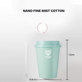 Umidificator de Aer cu Ultrasunete, Wistig Coffee Cup Green, Difuzor de Arome - wistig
