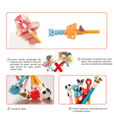 Suporturi de corectare a pozitiei de scriere, culori multiple pentru prescolari si scolari - wistig