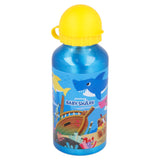 Sticla de apa Stor®, pentru copii, din aluminiu, cu model Baby Shark, 400 ml - wistig