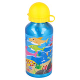 Sticla de apa Stor®, pentru copii, din aluminiu, cu model Baby Shark, 400 ml - wistig