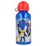 Sticla de apa Stor®, pentru copii, din aluminiu, cu model Sonic , 400 ml - wistig