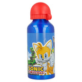 Sticla de apa Stor®, pentru copii, din aluminiu, cu model Sonic , 400 ml - wistig