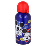 Sticla de apa Stor®, pentru copii, din aluminiu, cu model It´s A Mickey Thing , 400 ml - wistig
