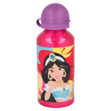 Sticla de apa Stor®, pentru copii, din aluminiu, cu model Disney Princess Bright & Bold, 400 ml - wistig