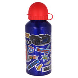 Sticla de apa Stor®, pentru copii, din aluminiu, cu model Cars Stickers, 400 ml - wistig