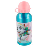 Sticla de apa Stor®, pentru copii, din aluminiu, cu model Patrulla Canina Girl, 400 ml - wistig
